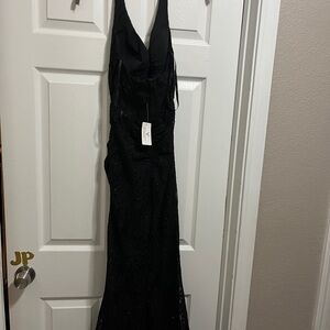 Windsor Black Backless Dress